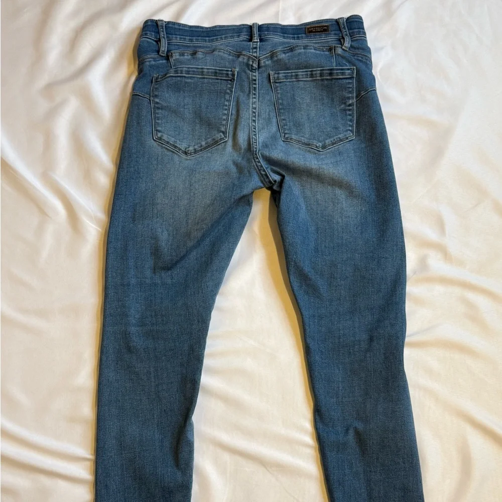 Juicy Couture Distressed Skinny‎ Jeans Size 8 Y2K Mid Rise Stretch
